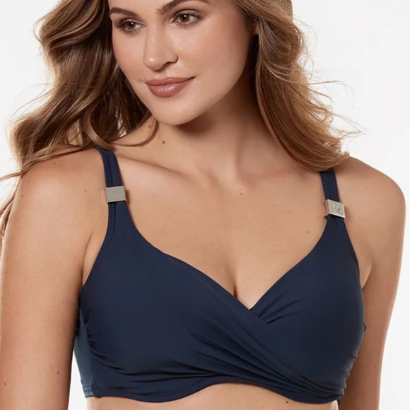 Miraclesuit Surplus Bra Top Navy - Picture 1 of 2